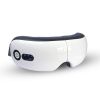 Smart Eye Mask For Dry Eyes With Warm Compress; Pink Eyes Massager With Heating Pad For Tired Eyes Relief - White