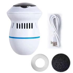 Electric Foot Grinder Vacuum Callus Remover Foot Pedicure Tools Rechargeable Foot Files Clean Tools for Hard Cracked Skin - A