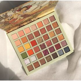 42-color Rose Gold Pearl Eyeshadow Set Eyeshadow Palette Desert Palette Matte Pearlescent Eyeshadow Complete Beauty Makeup Set - 42 Colors Eyeshadow