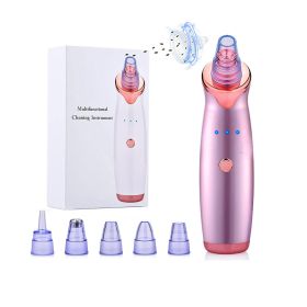 Rejuvenate Your Skin - Blackhead Remover Vacuum - Facial Pore Vacuum Extractor Electric Pore Cleaner - Purple