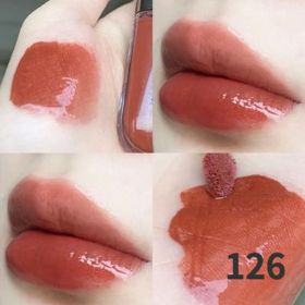 KIKO Make up Lip Oil Lip Glaze Non-Fading Lipsticks Makeup Gloss Milk Tea Mirror Transparent Lip Color Double Headed Lip Gloss - 126