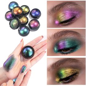 Chameleon Eyeshadow Palette , Gradient Color High Pigmented Eyeshadow Makeup Powder ( 9 Colors ) - Style7