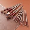 13pcs Soft and Fluffy Makeup Brush Set for Flawless Application of Foundation, Blush, Powder, and Eyeshadow - Beauty Tool for Professional Results - C