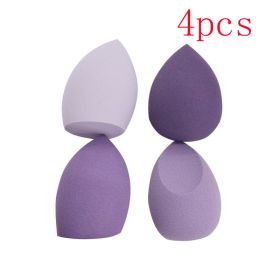 Different Sizes Makeup Sponge Dry&amp;Wet Use Cosmetic Puff Sponge maquiagem Foundation Powder Blush Beauty Tools with Storage Box - Green