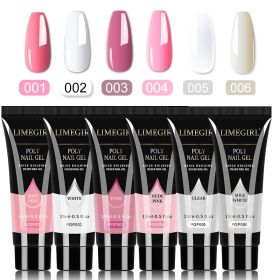 Limegirl 15ml Poly Nail Gel Glitter Building Nail Gel For Manicure Nail Art Design Luminous Poly nails gels Extension Nail Gel For Nail - ZH239-10