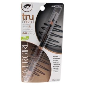 TruNaked Waterproof Eyeliner Duo - # 805 Mocha/Ebony by CoverGirl for Women - 0.03 oz Eyeliner - Women - 0.03 oz