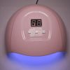 LED UV Nail Polish Dryer Lamp Smart Sensing Gel Nails Manicure Machine Light 54W - Pink