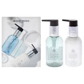 Coastal Cypress and Sea Fennel Set by Molton Brown for Unisex - 2 Pc Gift Set 3.4oz Hand Wash, 3.4oz Hand Lotion - Unisex - 2 Pc Gift Set