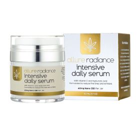 Allure Radiance Intensive Hyaluronic Acid and Vitamin C CBD Daily Serum  - Allure Radiance Intensive Daily CBD Serum