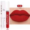 18 Color Optional Matte Velvet Lipstick Vivid Colour Non-Stick Cup Long Lasting Lip Glosses for Women Girl SK88 - 18 - China