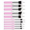 10Pcs Pro Kabuki Makeup Brushes kit Cosmetic Blusher Eye Face Eyeshadow Brushes - default