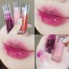 1/3Pcs Transparent Lip Gloss Crystal Jelly Mirror Liquid Lipstick Glitter Clear Moisturize Lip Tint Cosmetic For Lip Makeup Base - SetC