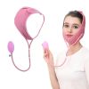 Rejuvenate Your Skin Instantly with the Adjustable V Line Face Mask - Face Lifting Strap, Double Chin Reducer, and Face Lifting Belt! - Pink