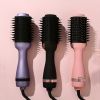 3-in-1 Hair Dryer Brush - Straighten and Style Your Hair with Hot Air Brush - Perfect for Damage-Free Hair Care - black