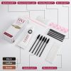 Lashes Eyebrow Tint Kit Professional Fast Perming Dye Brow Mascara Tattoo Cream Waterproof Long Lasting 60 to 90 Days - Black