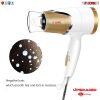 Hair Blow Dryer Lightweight Conditioner Cord Keeper Hair Dryer Ionic Men Women Blower 1875W Ceramic Quiet Styling Pik 5 Core HD F - White