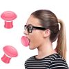 1pcs V-Shape Face Shaping Tool for Men and Women - Jawline Toning and Double Chin Firming Exerciser - 1pc Pink