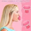 1pcs V-Shape Face Shaping Tool for Men and Women - Jawline Toning and Double Chin Firming Exerciser - 1pc Pink