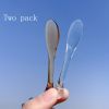 1/2/3pcs Eye Cream Applicator Eye Massager Makeup Scoop Face Mask Spoon Face Massage Applicator Tool For Eye Massage Reduce Puffiness - Three Pack