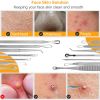 7 Pcs Blackhead Remover Kit Stainless Steel Pimple Comedone Acne Extractor Needle Tools - Silver