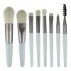 8pcs/set Professional Multi-Functional Makeup Brushes Makeup Kit, Foundation Brush, Powder Concealers Eye Shadows Blush Make Up Brushes - Pink