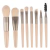 8pcs/set Professional Multi-Functional Makeup Brushes Makeup Kit, Foundation Brush, Powder Concealers Eye Shadows Blush Make Up Brushes - Pink