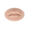 Realistic 3D Microblading Silicone Lips Tattoo Practice Skins for Permanent Makeup Tattooing - Soft and Durable - Dark Brown