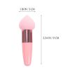 3pcs Professional Makeup Sponge Set with Handle - Blend Foundation and Concealer Effortlessly with Wedge Shaped Beauty Blender - Pink