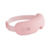 Smart Eye Mask For Dry Eyes With Warm Compress; Pink Eyes Massager With Heating Pad For Tired Eyes Relief - White