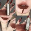 Dark Brown Matte Velvet Lip Gloss Waterproof Liquid Lipstick Nude Brown Lips Tint Mud Makeup Latte Coffee Lip Glaze Cosmetics - 06