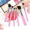 10Pcs Pro Kabuki Makeup Brushes kit Cosmetic Blusher Eye Face Eyeshadow Brushes - default