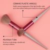 13pcs Soft and Fluffy Makeup Brush Set for Flawless Application of Foundation, Blush, Powder, and Eyeshadow - Beauty Tool for Professional Results - G