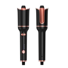 Fully Automatic Charging Smart Wireless Portable Curling Iron (Option: Black Pink-US)