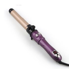 Automatic Curling Iron Female Straight-rolling Dual-use Electricity (Option: Purple-19mm-US)