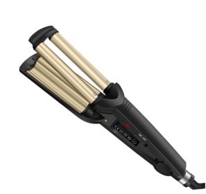 Small Roll Water Ripple Arc Wet And Dry Dual-use Hair Curler (Option: Gold-EU)