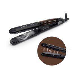 Steam Hair Straightener Spray Tourmaline Splint Does Not Hurt Hair Anion Hair Curler Hair Curler And Straightener Dual-use (Option: US)