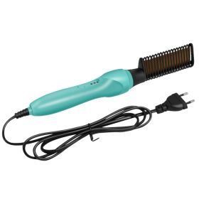 Copper Wet And Dry Multifunctional Hair Curling Comb (Option: Light Green-AU)